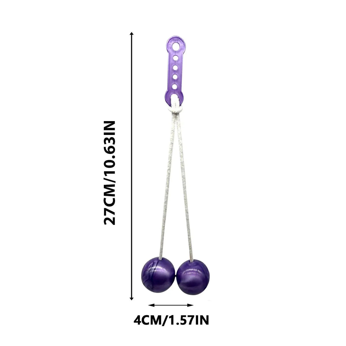 Colorful Clackers Balls toy by Everything Baby, swinging kinetic stress relief toy for kids to enhance fine motor skills and activity fun.