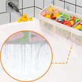 Baby and kids bath toy organizer with three compartments, made by Everything Baby for easy toy storage and organization.