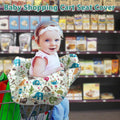 Baby shopping cart and high chair cover by Everything Baby, with carry bag, designed for kid's tables, chairs, and seats.