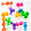 Colorful 12-piece suction cup bath toy set for children by Everything Baby, featuring fun, interactive toys for bath time entertainment.