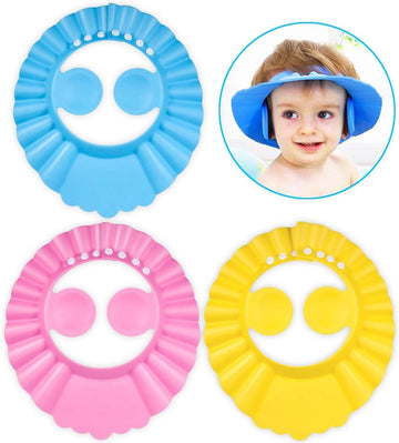 3 Pack Adjustable Child Shower Caps