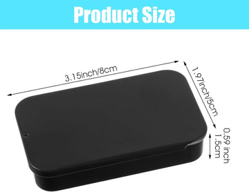 2 PCS Mini Travel Dental Floss Case, Portable Purse Floss Pick Holder, Small Toothpick Dispenser, Convenient Refillable Glide Storage Adult Floss in Box for Travel Dates Dinners Hotels (Black)