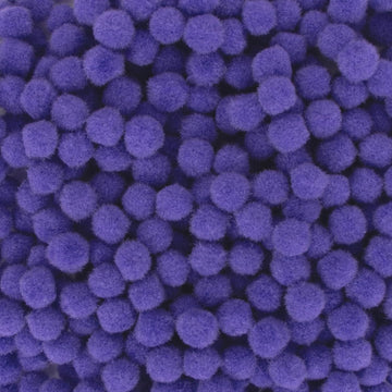 Pom Poms for Crafts - Mini Bulk Purple Pom Poms, 0.5 Inch Small Pom Balls 800 PCS, Soft Fluffy Fuzzy Craft Supplies for DIY Art, Scrapbooking, Party Decorations