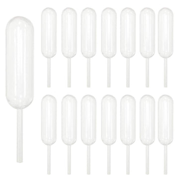 Cupcakes Pipettes, 100PCS 4ml Clear Plastic Transfer Liquid Dropper Pipettes, Suitable for Chocolate or Strawberries Cupcakes, Ice Cream, Mini Cakes, Waffles, Children's Painting, Kitchen Supplies