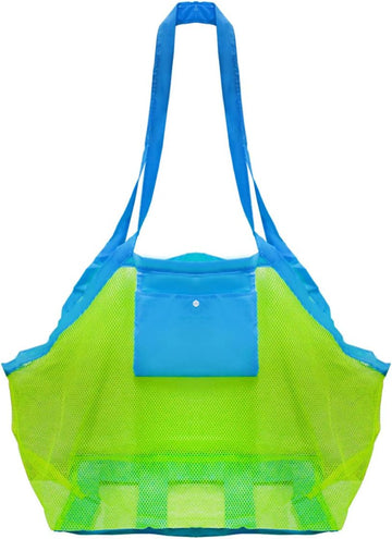 Mesh Beach Toys Bag Extra Large Bags and Totes Sand Tote Storage Children Toy Organizer Kids Collector Perfect for Holding Stay Away from Christmas Gift