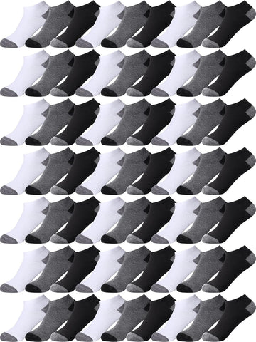 150 Pairs Men's Cushion Ankle Socks Breathable Casual Comfort Men Low Cut Sock for Sports Outdoor Running