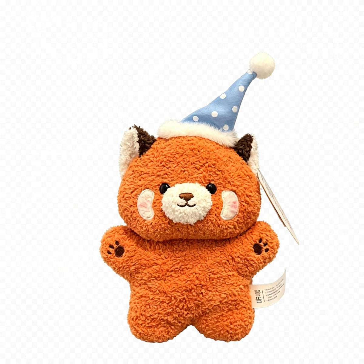 Soft plush raccoon toy from the Goodnight Series by Everything Baby, perfect as a cuddly desk companion and pretend play accessory.