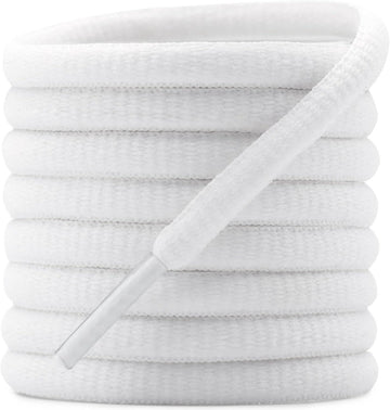 2Pair Oval Shoes laces 42 Colors Hal Round 1/4" Athletic ShoeLaces or Sport/Running Shoes Shoe Strings