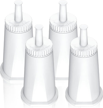 4 Pack Replacement Water ilter or Breville Espresso Machine Barista Touch Bes880, Barista Pro BES878, Oracle Touch BES990, Oracle BES980, Dual Boiler BES920 Bambino ClaroSwiss Sage by