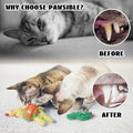 Five plush catnip toys for cats, soft and stuffed with pure organic catnip, ideal for indoor play and chewing.