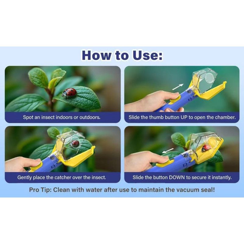 Green kids' insect catcher and bug viewer toy for outdoor nature exploration, ideal for educational play with kids.