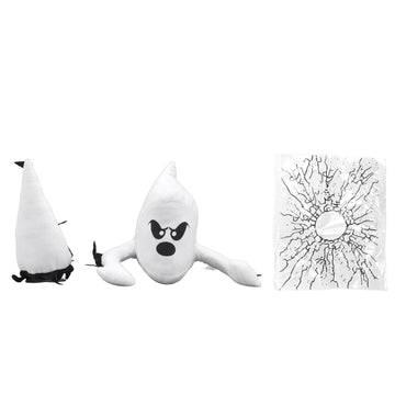 Angry Ghost Plush Toys Crashing Ghosts Halloween Broken Window Ghost for Indoor Outdoor Party Decoration