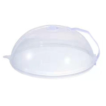 Microwave Oven Splatter Cover High Temperature Resistant Plastic Splash Guard Lid for Kitchen Mini Type