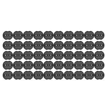 Garden Stakes Gasket Landscape Plastic Gasket Garden Stakes Pad for Weed Barrier Create Sturdier Hold 50pcs