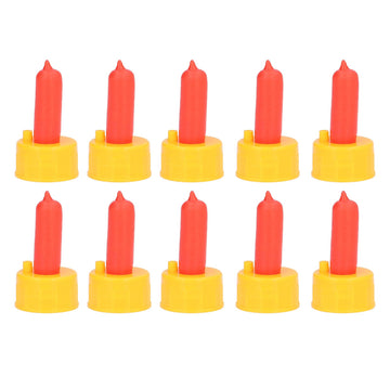 10Pcs Lamb Milk Drink Nipple Sheep Nursing Feeder Nipple for Orphaned Small Animal Feed Red