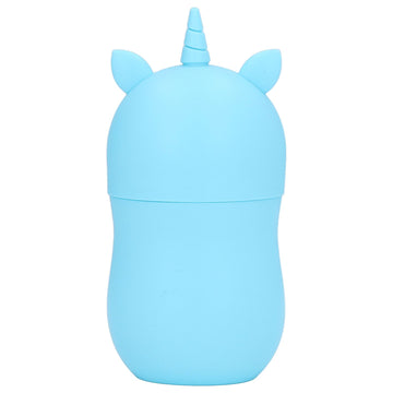 Ice Massage Roller Silica Gel Face Massage Shrink Pore Portable Facial Ice Roller Skin Care Ice Cube Tray Blue