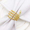 Black ghost-shaped napkin ring with alloy buckle, Halloween-themed hand napkin ring for festive tableware, by Everything Baby.