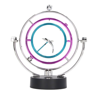 Perpetual Motion Toy Innovative Large Circle Dolphin Perpetual Swing Toy for Home Office