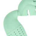 Green silicone squirrel-shaped tea infuser filter, cute squirrel design for brewing tea, ideal for tea lovers and eco-friendly use.