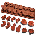 Silicone Christmas mold for chocolates and baking, non-stick baking mold, ideal for holiday treats, by Everything Baby