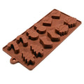 Silicone Christmas mold by Everything Baby, non-stick baking mold for making holiday-shaped chocolates and treats for kids.