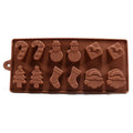 Silicone Christmas mold by Everything Baby for baking and pretend play, featuring festive holiday design for kids' toys and treats.