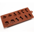 Silicone Christmas mold for chocolates from Everything Baby, non-stick baking mold, perfect for pretend play and holiday treats.