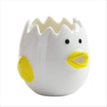 Ceramic chick-shaped egg separator from Everything Baby, designed for easily separating egg yolks in kitchen cooking and baking.