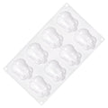 Silicone mouse mold with 8 cavities for baking cake, jelly, or chocolate, featuring cute baby mouse shapes for pretend play.