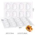 Silicone mouse mold with 8 cavities for baking cake, jelly, or chocolate, featuring cute baby and kid toy design by Everything Baby