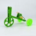 Training parrot mini bike toy for bird training, colorful outdoor toy for recreational bird exercise and entertainment.