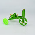 Training parrot mini bike toy for bird training, colorful recreational bird game equipment for kids' outdoor play.