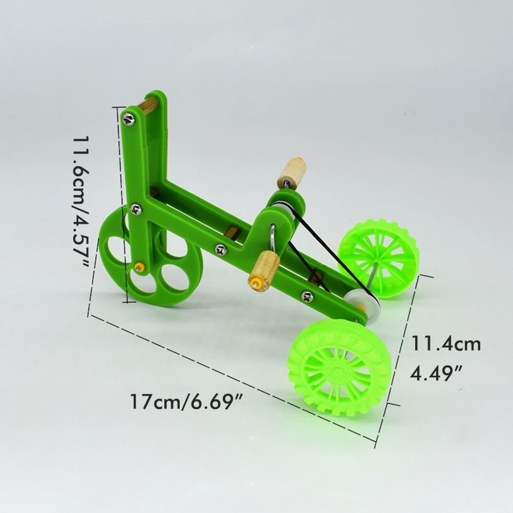 Training parrot mini bike toy for bird training, colorful outdoor play equipment for kids and recreational bird training activities.