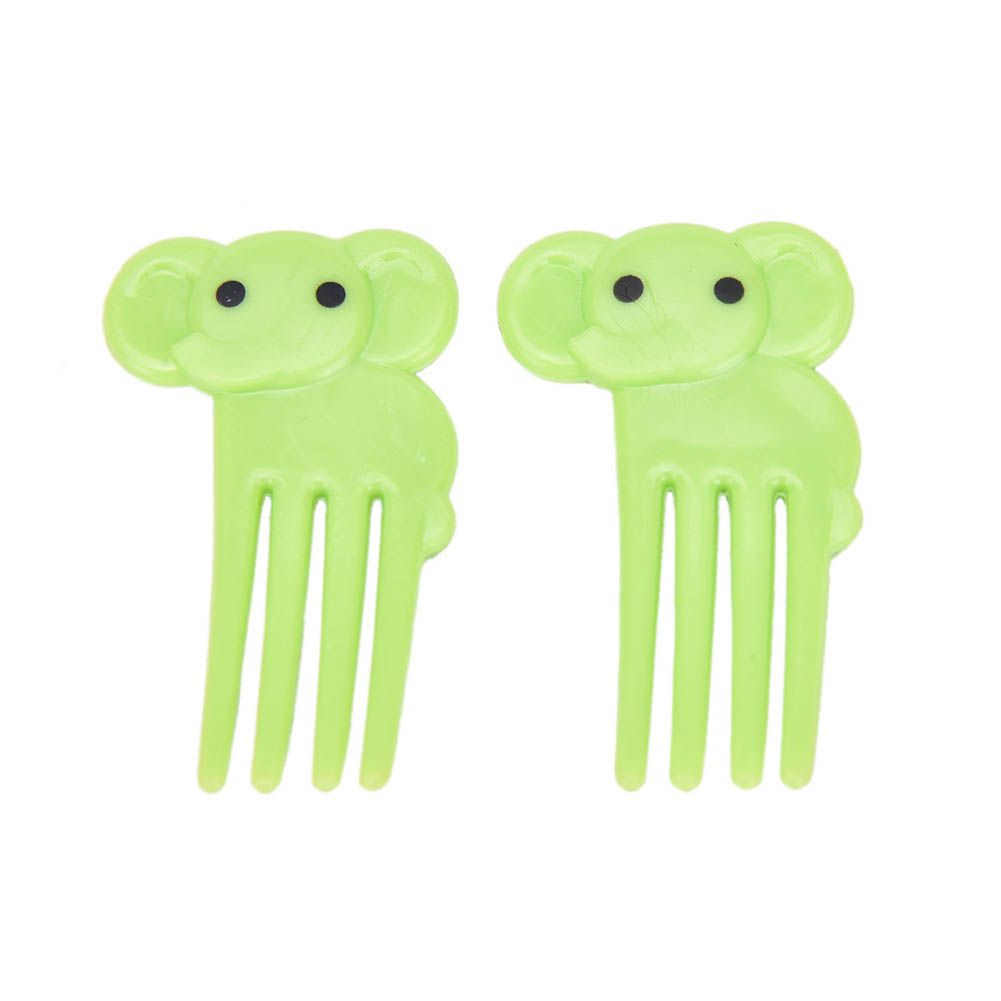 Set of 20 mini cute cartoon animal food fruit picks for kids, featuring colorful forks for lunch box decoration and pretend play.