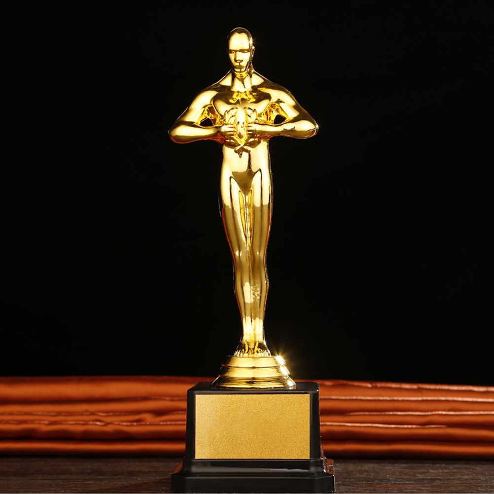Gold plated little golden man trophy for kids, 19/22/24 cm, outdoor play competition souvenir, by Everything Baby.