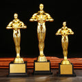 Gold plated baby and kids' Golden Man trophy, 19/22/24 cm, outdoor play competition souvenir by Everything Baby.