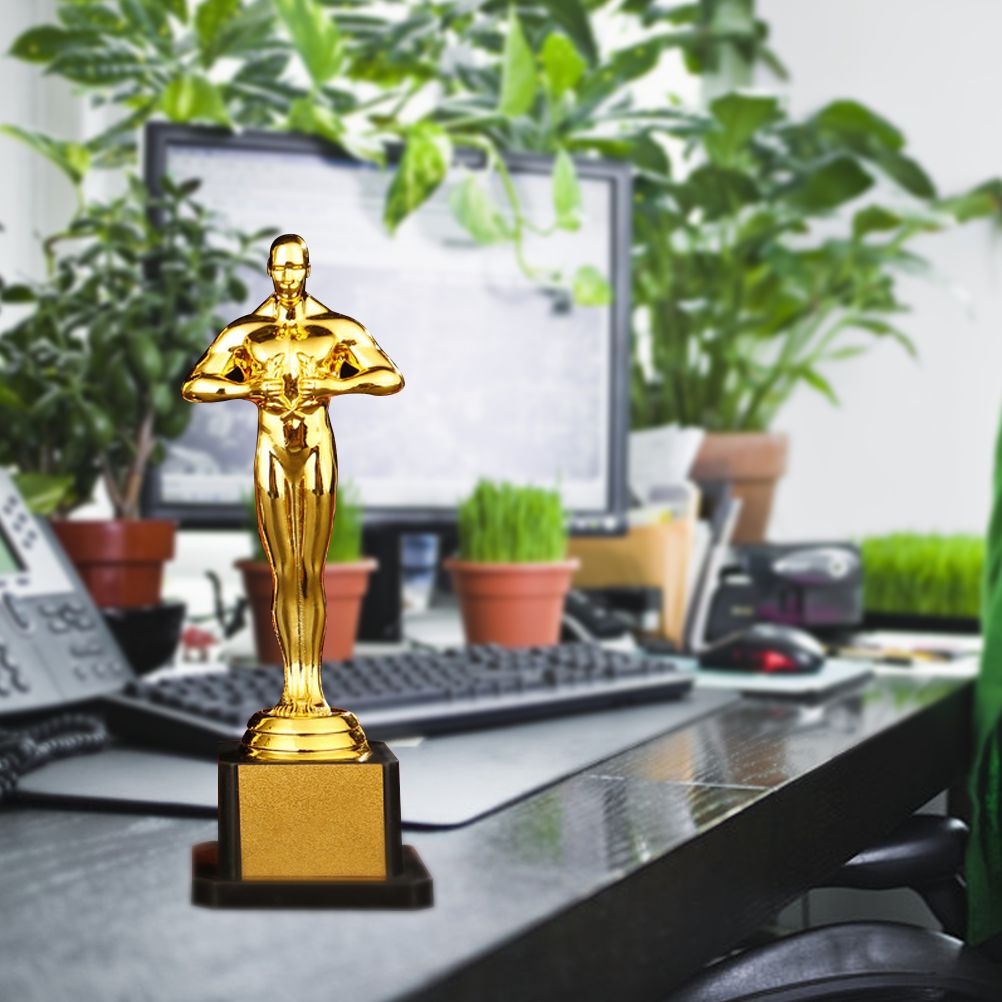 Gold plated Little Golden Man trophy, 19/22/24 cm, for kids’ outdoor play competitions, by Everything Baby.