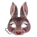 Funny EVA rabbit headgear for kids, featuring a half-face bunny design for parties, festivals, and pretend play by Everything Baby.