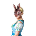 Funny EVA rabbit headgear for kids, featuring a half-face bunny design perfect for parties, festivals, and pretend play.