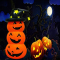 Cute Halloween pumpkin inflatable tumbler decoration by Everything Baby, 55.1 inches, ideal for outdoor or indoor Halloween parties