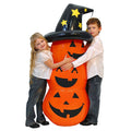 Cute inflatable Halloween pumpkin tumbler from Everything Baby, 55.1-inch PVC decoration for outdoor or indoor Halloween parties.