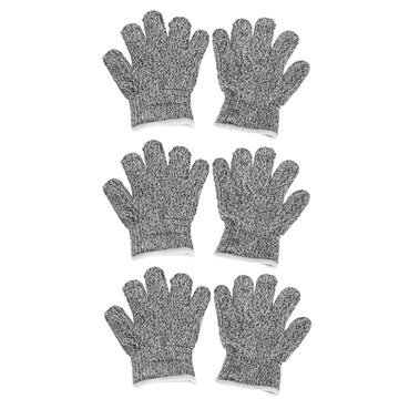 3 Pairs Cut Resistant Gloves Children Gardening Outdoor Activities Cut Proof Work Gloves