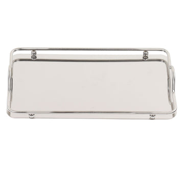 Large Rectangle Tray Stainless Steel Home Living Room Commercial Dishes Tray for Coffee Water Cups Fruit