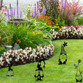 Cute outdoor garden metal goblin statue from Everything Baby, perfect for yard decor and outdoor garden decoration.