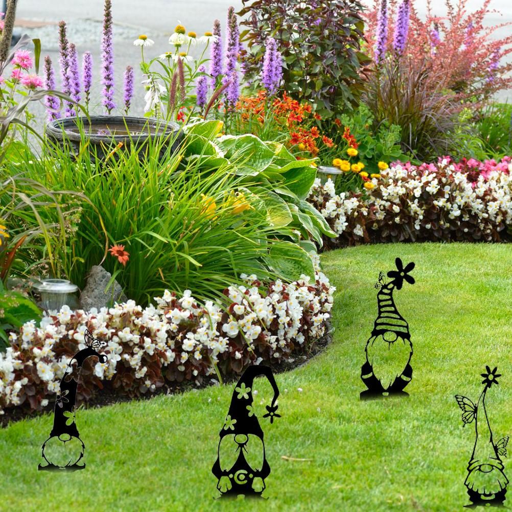 Cute outdoor garden metal goblin statue from Everything Baby, perfect for yard decor and outdoor garden decoration.