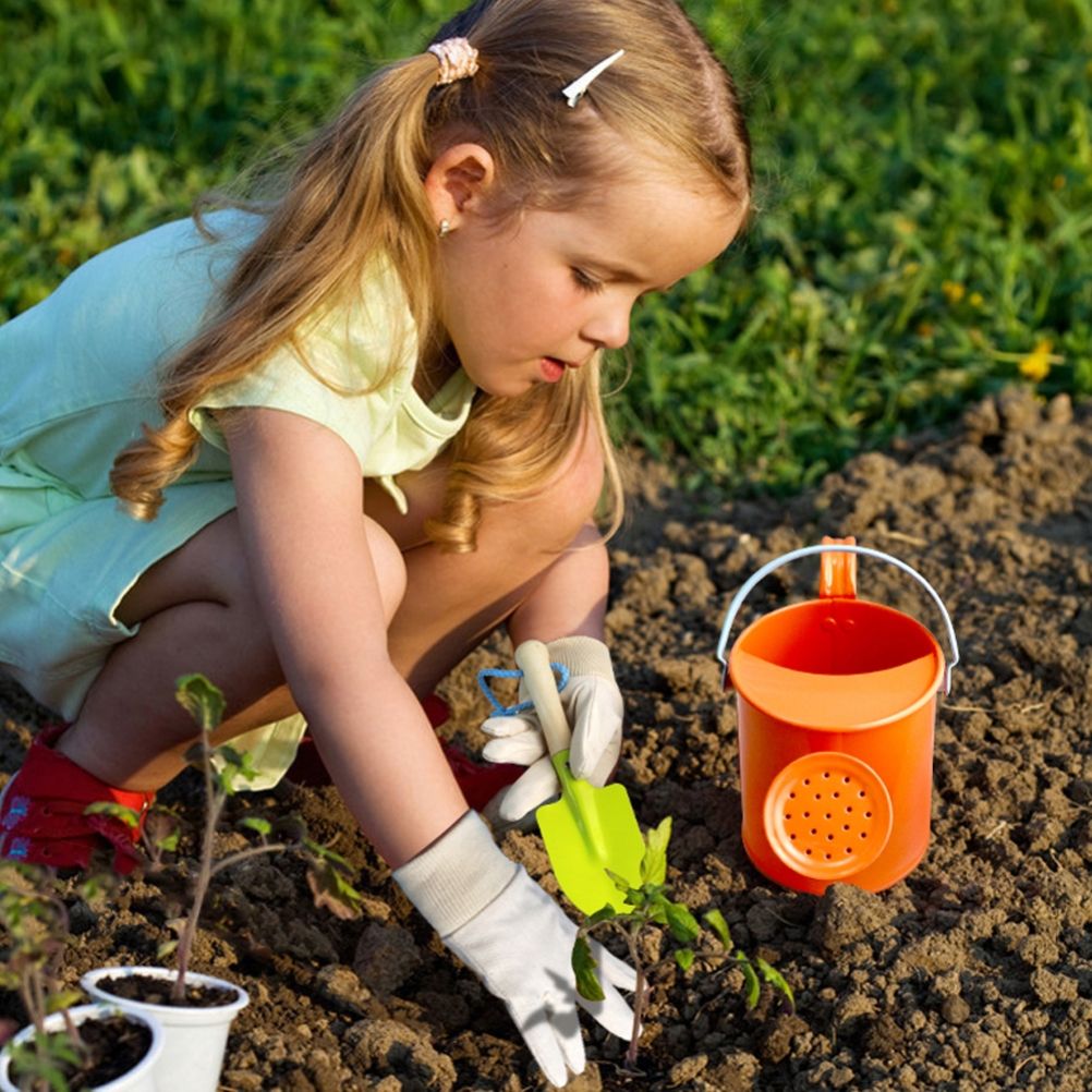 Children’s garden toy set with colorful tools and carrying bag, outdoor play equipment for kids by Everything Baby.