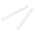 Two silicone short tube replacement accessories for milking machines, designed for baby nursing and feeding equipment.