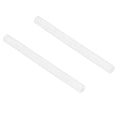 Two silicone short tube replacements for milking machines, designed for baby nursing and feeding accessories by Everything Baby.
