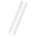 Two silicone short tube replacements for baby nursing milking machines, compatible with Everything Baby milkers.