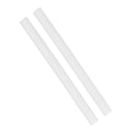 Two silicone milking machine accessories with short tubes for baby nursing and feeding replacement parts.